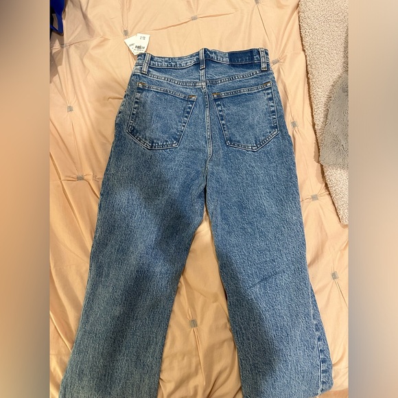 NWT Abercrombie & Fitch curve love 90s straight ultra high rise jeans - Picture 2 of 3